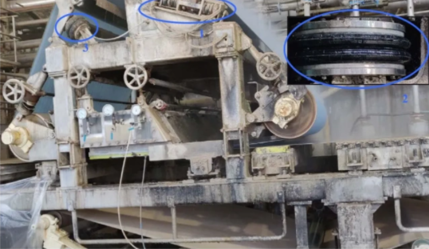 применение воздушного сильфона на бумагоделательной машине