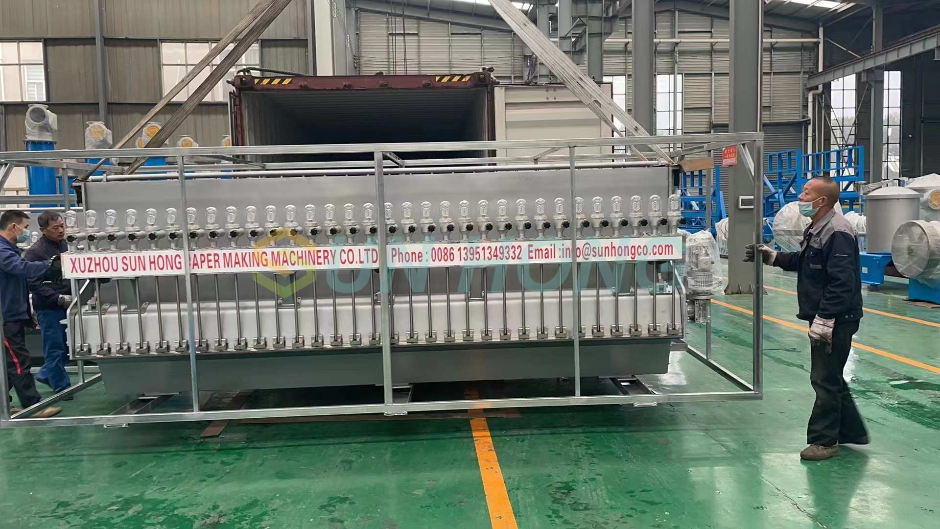Бумажная машина с открытым типом